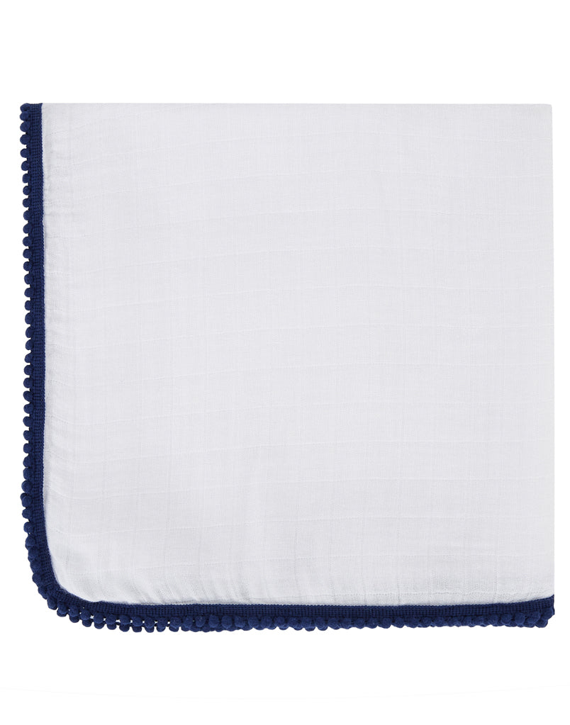 Organic Bamboo Pom Pom Swaddle
