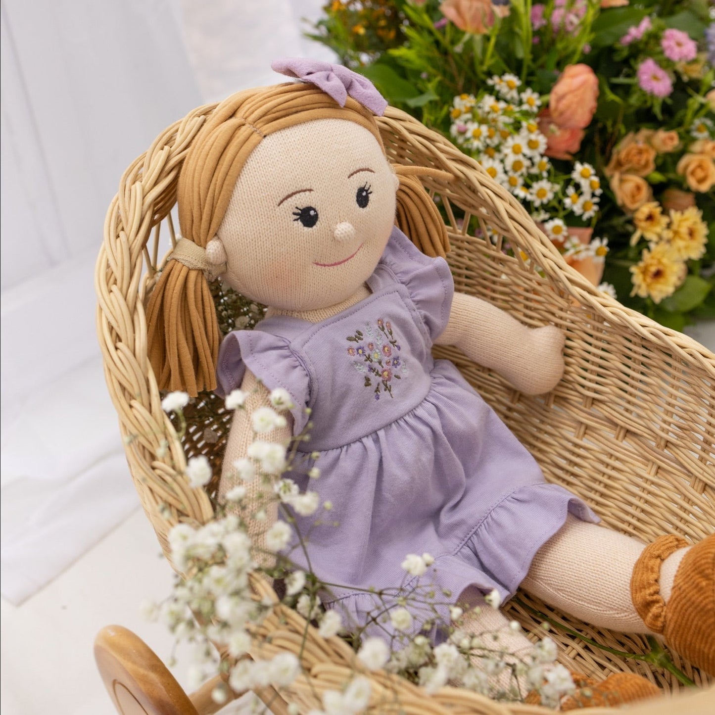 The Clementine Collective knitted doll Amelia
