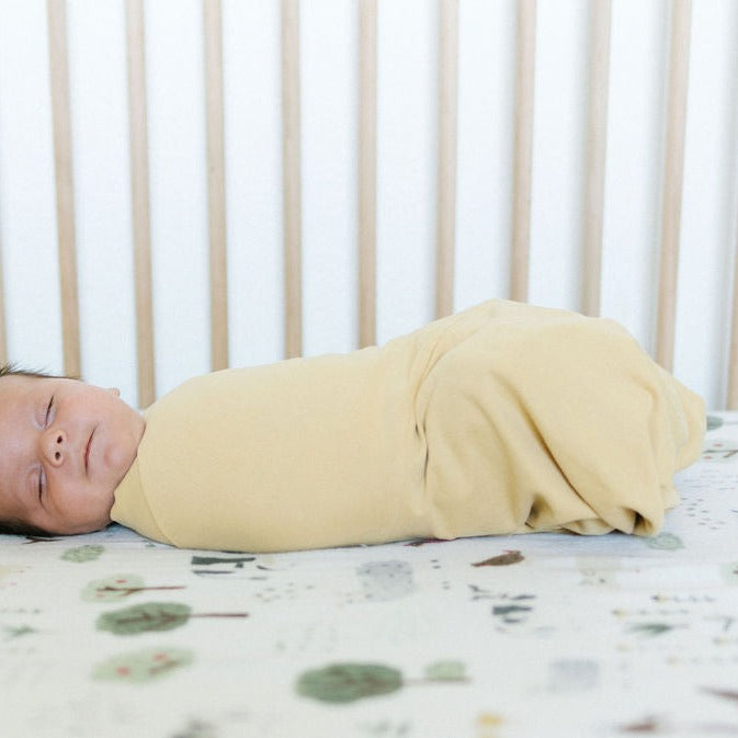 Organic Pre-folded Swaddle  - Daffodil