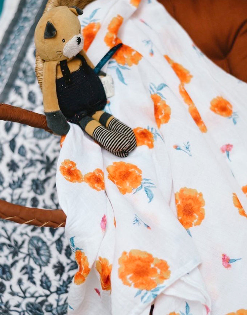 Organic Swaddle - Marigold
