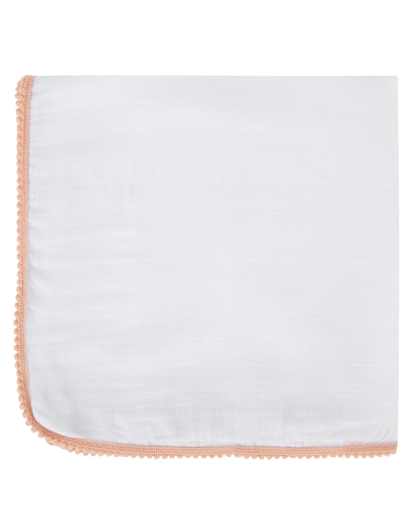 Organic Bamboo Pom Pom Swaddle