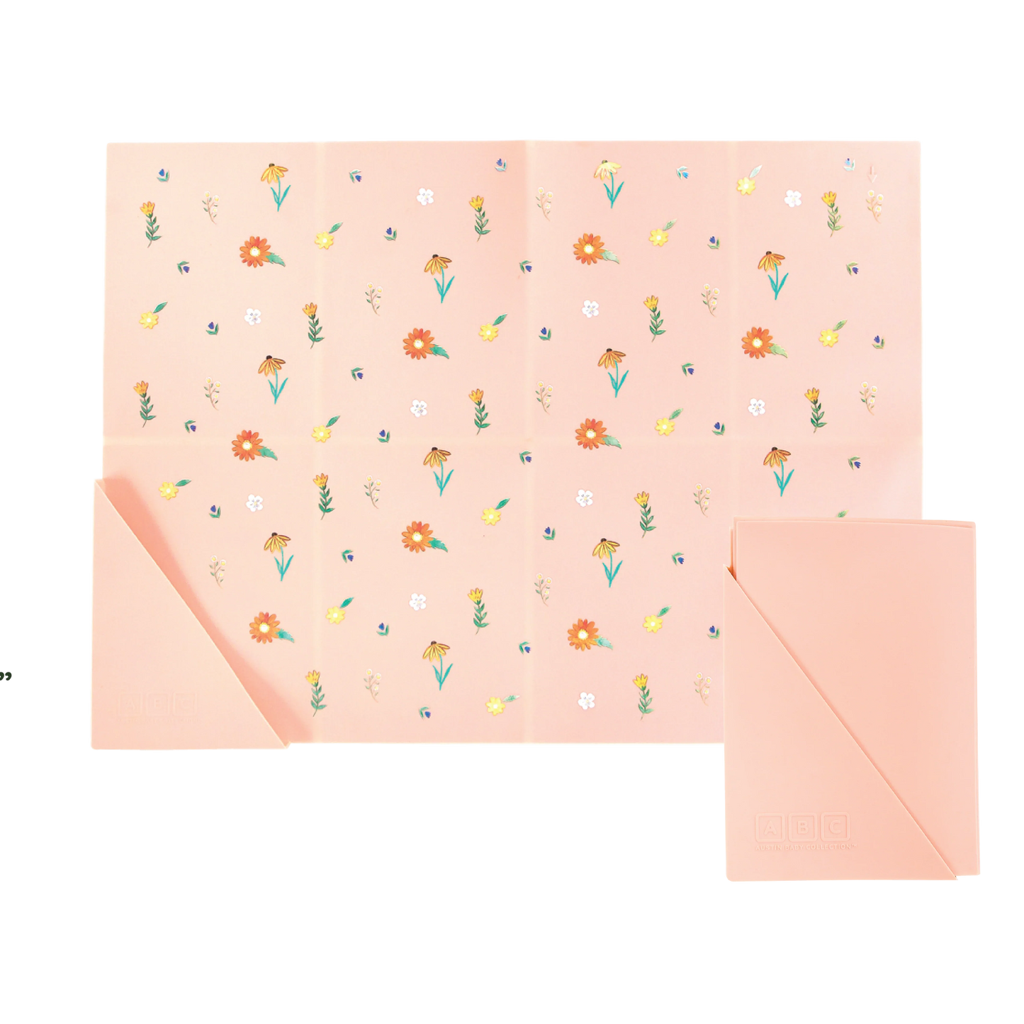 Silicone Mealtime Bundle Wildflower Ripe Peach