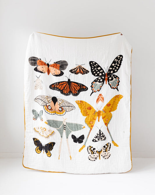 Large Butterfly Collector Throw Blanket