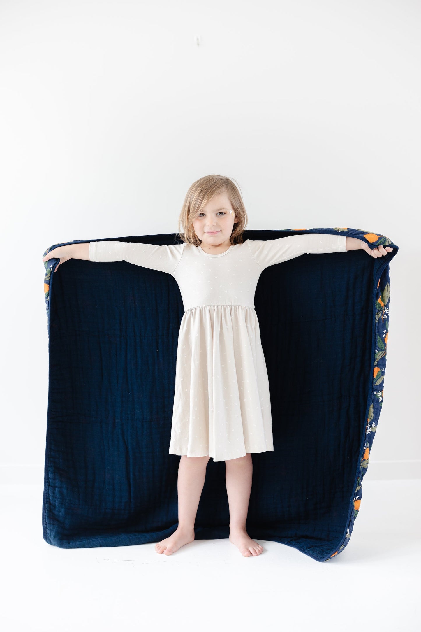 Orange Blossom Crib Quilt