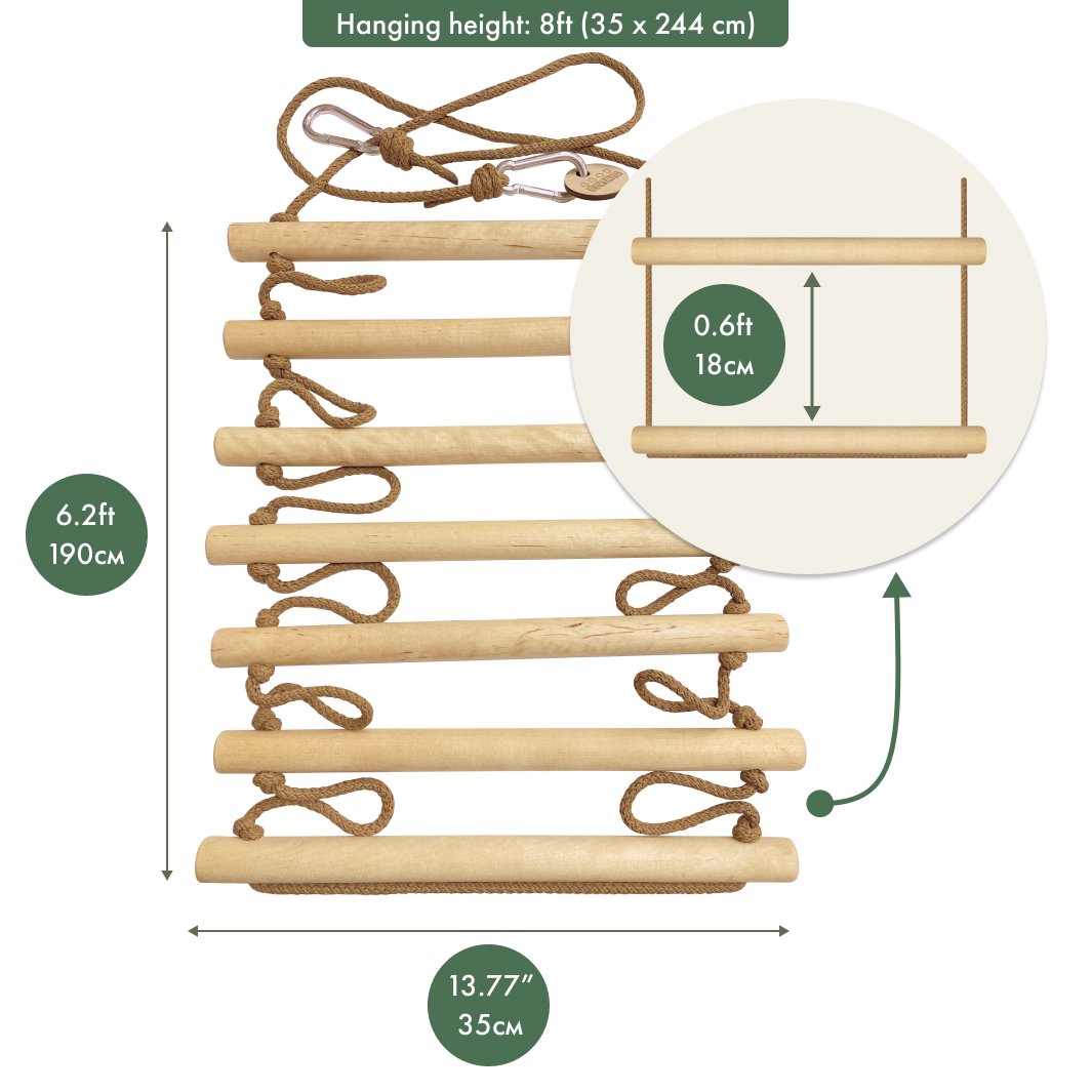 Climbing Rope Ladder For Ages 3-9