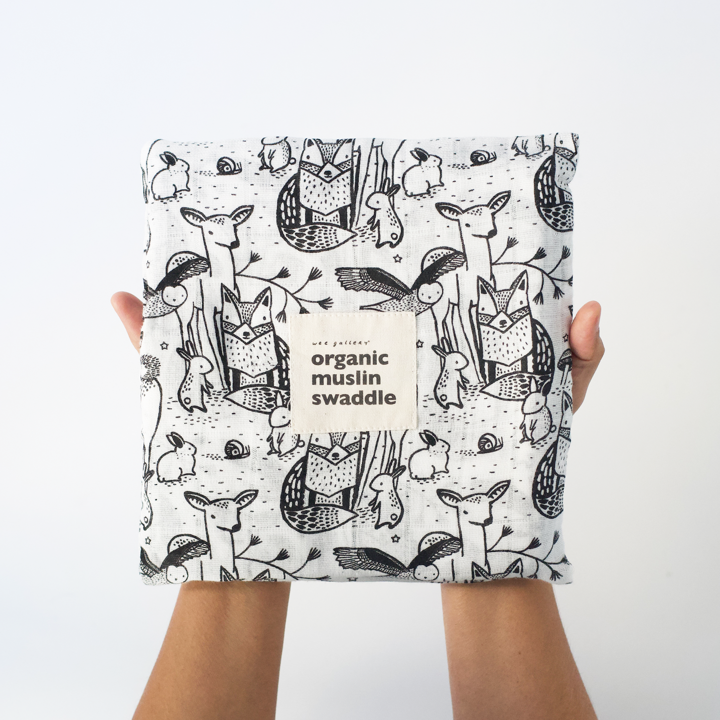 Organic Muslin Swaddle - Forest