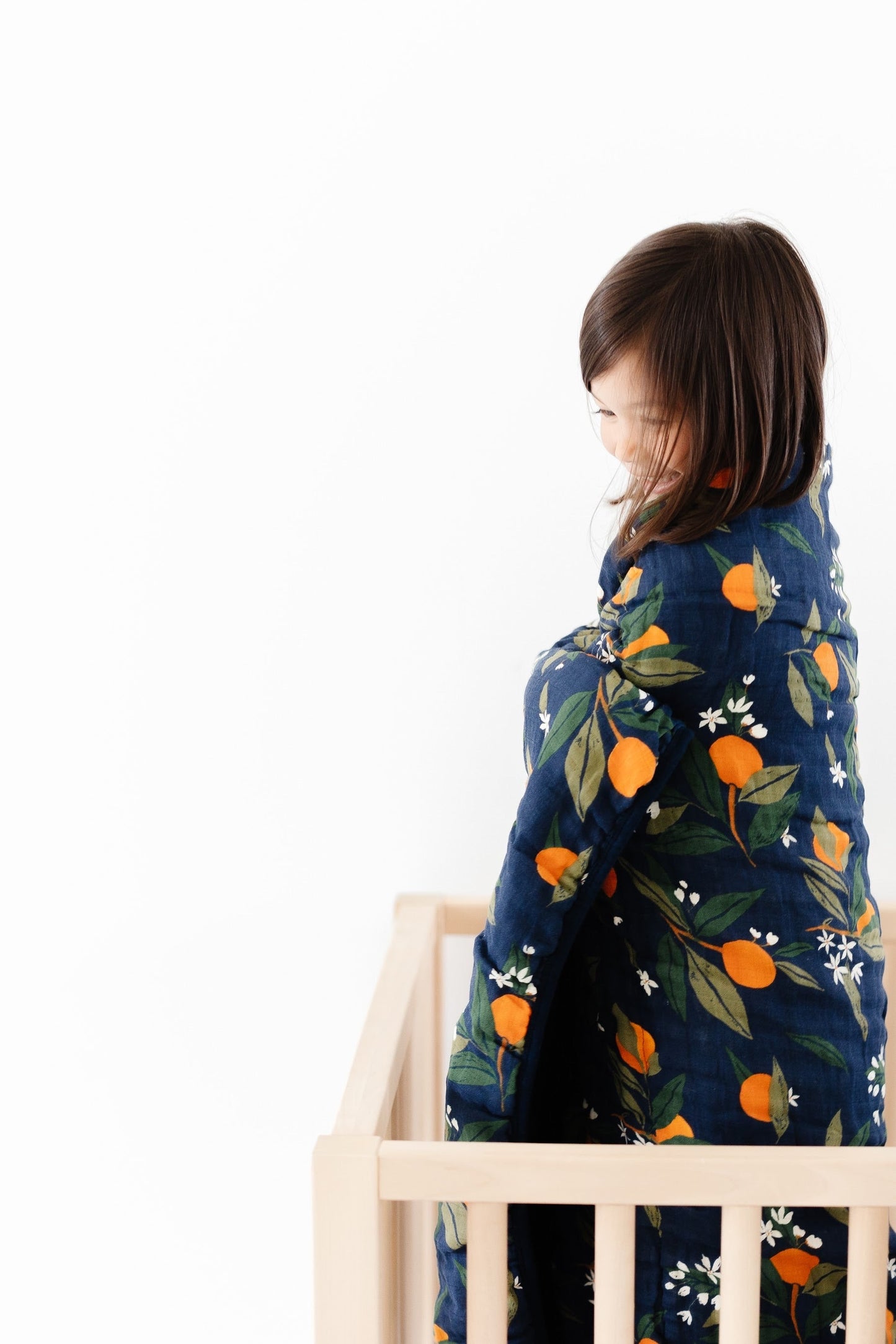 Orange Blossom Crib Quilt