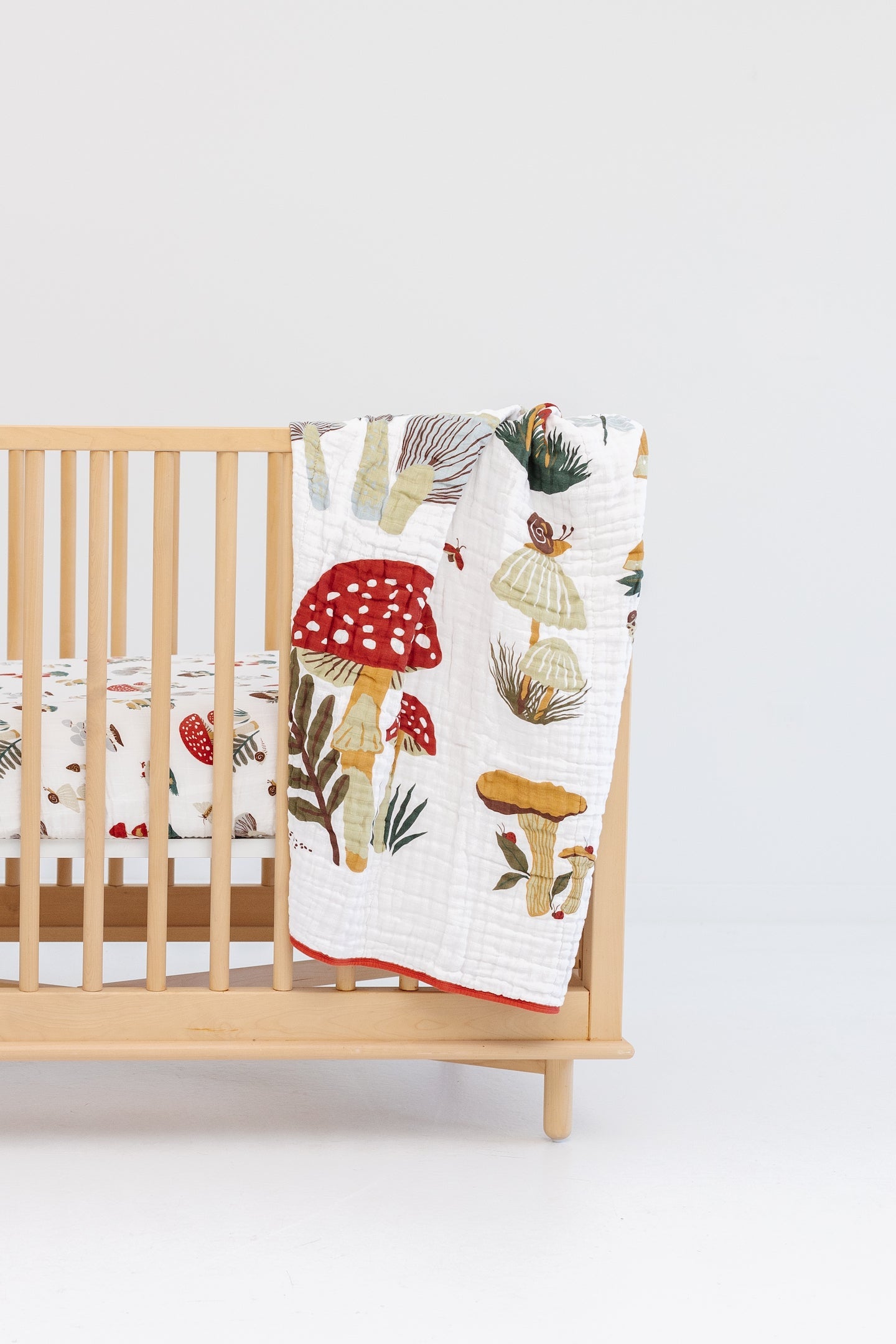 Mushroom Crib Quilt – Petite Merri