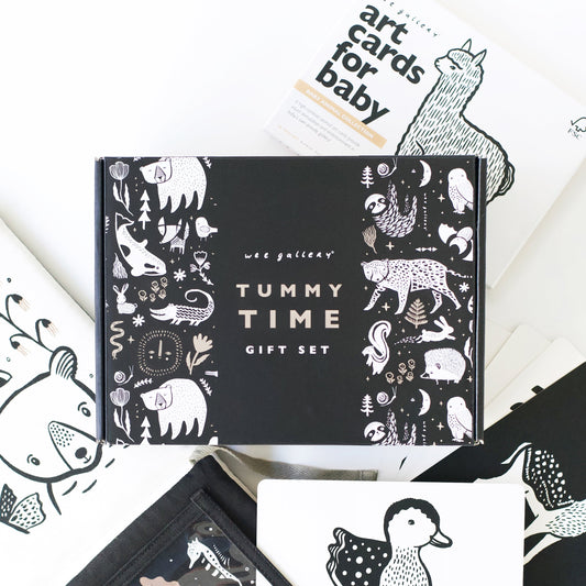 Tummy Time Art Bundle with Gift Box