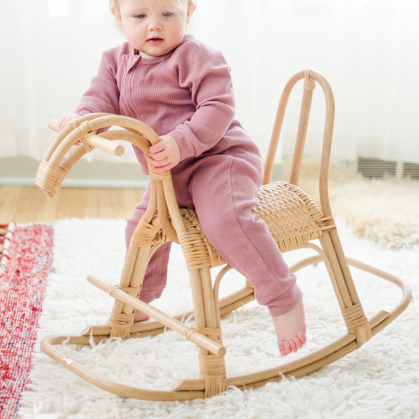 Rattan Rocking Horse