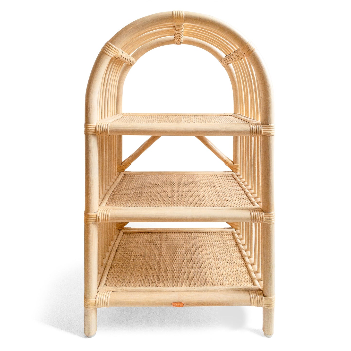 Children's Rattan Toy Shelf
