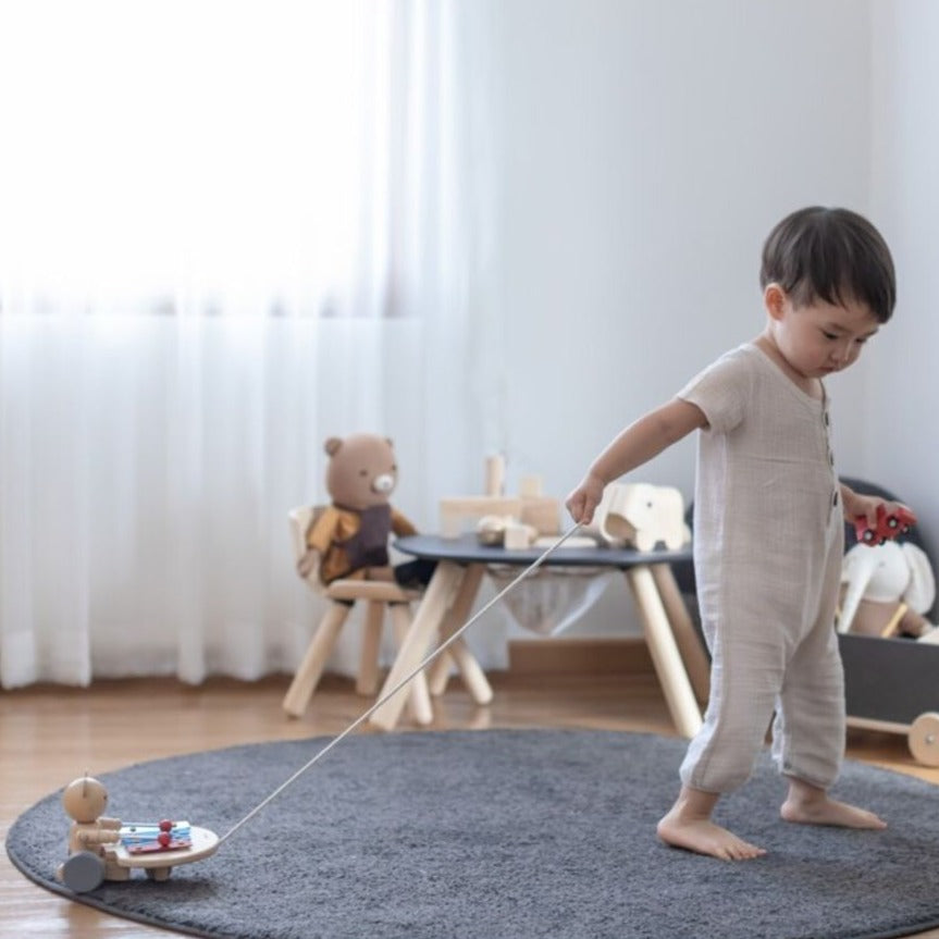 Musical Pull Along Bear