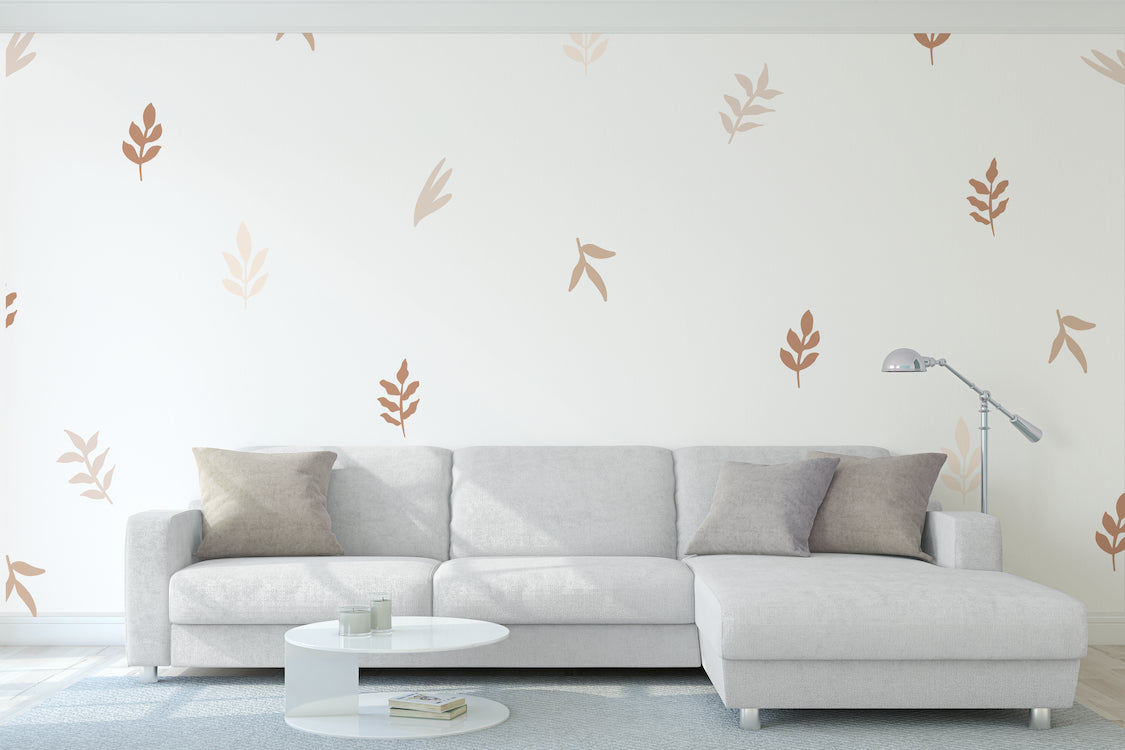 Nude Leaves Wall Decals