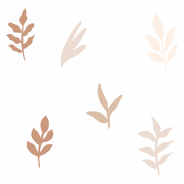 Nude Leaves Wall Decals