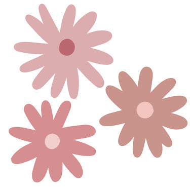 Pink Daisy Wall Decals
