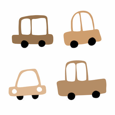 Brown Car Wall Decals