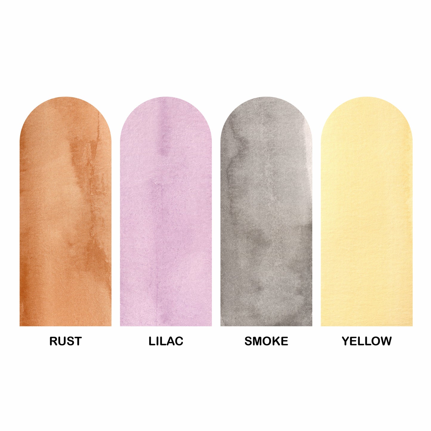 Double Watercolor Arch Wall Decal Set