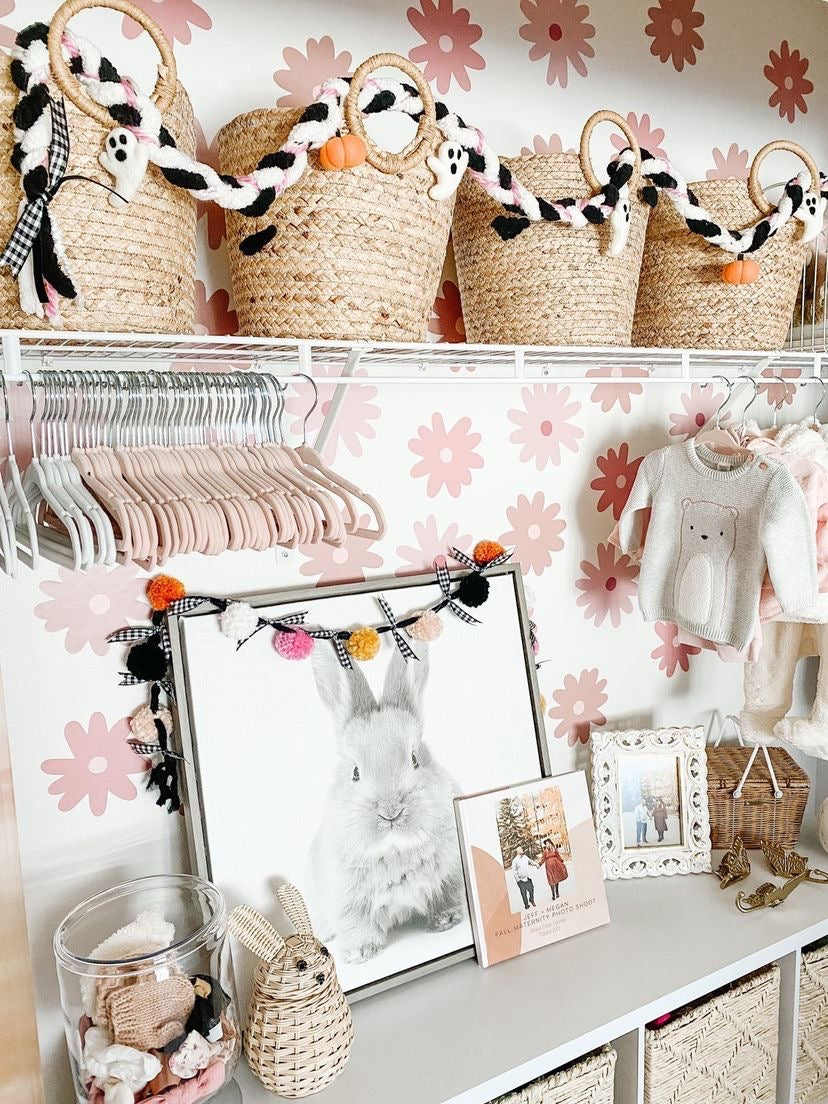 Pink Daisy Wall Decals