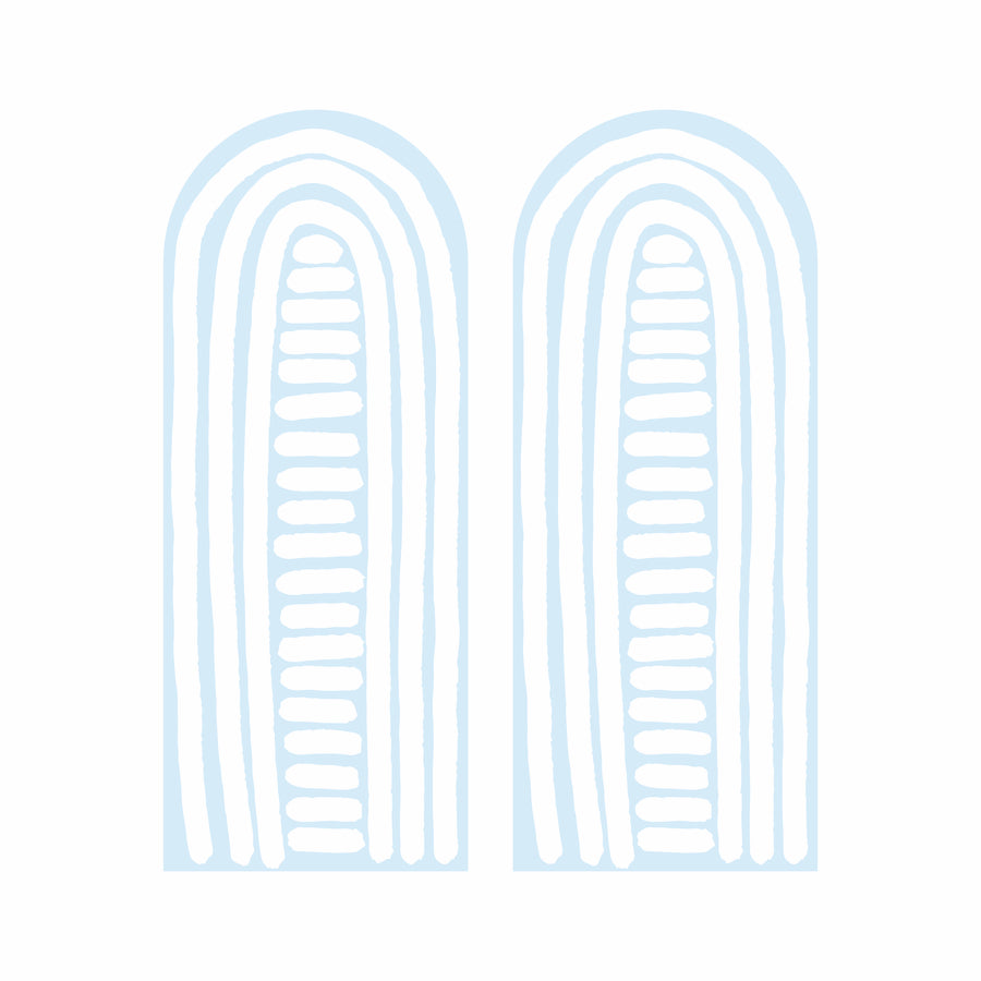 Rainbow Double Arch Decal Set