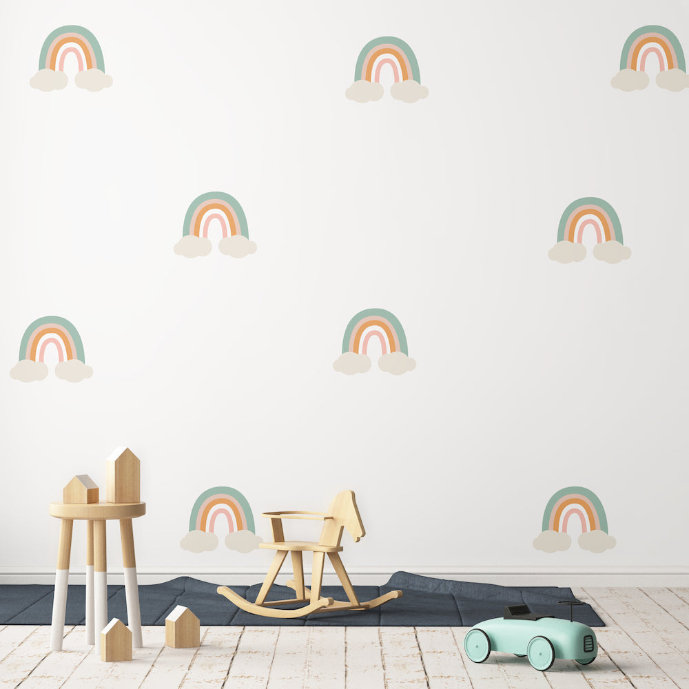 Cloud Rainbow Wall Decals