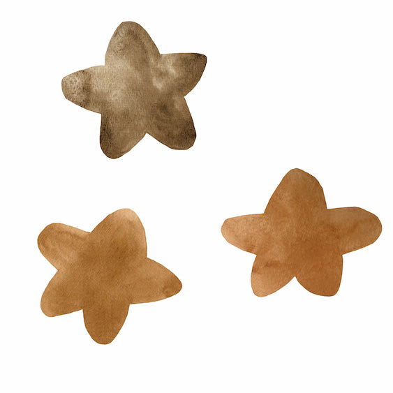 Watercolor Stars Wall Decals