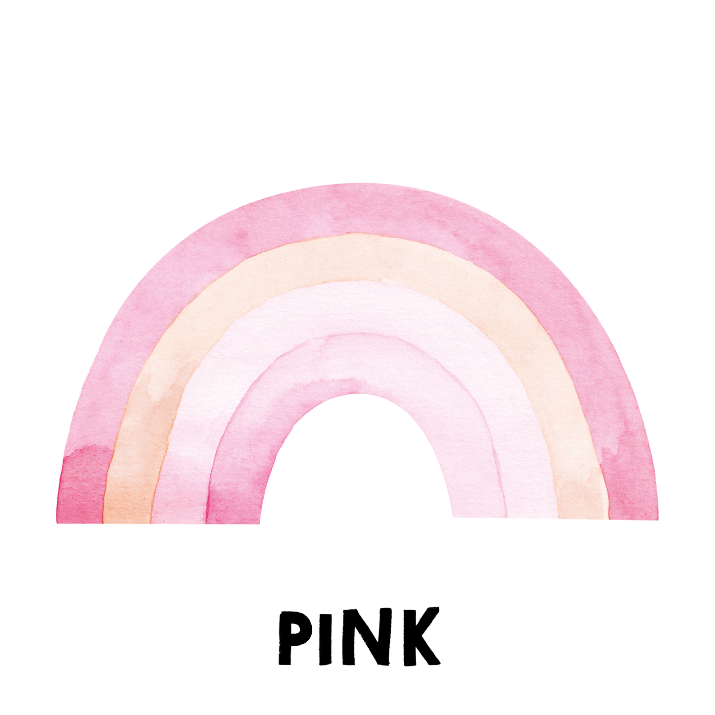 Watercolor Rainbow Wall Decals