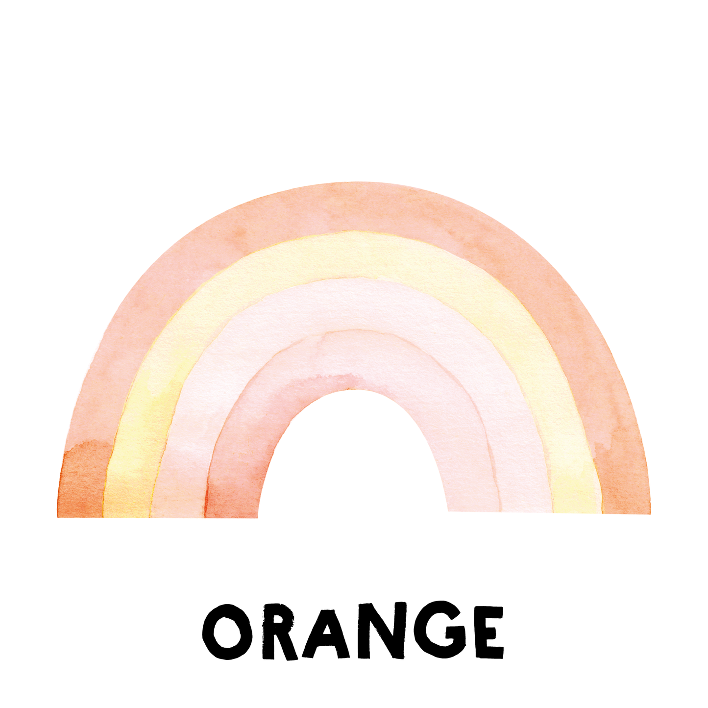 Watercolor Rainbow Wall Decals