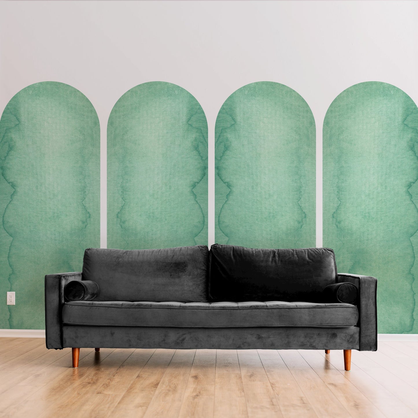 Double Watercolor Arch Wall Decal Set