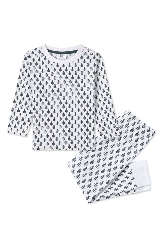 Malabar Baby - Organic Cotton Pajamas in Fort at MERRIMiNT