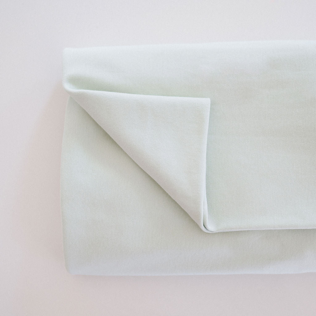 Waterproof Cotton Crib Sheet - Mint