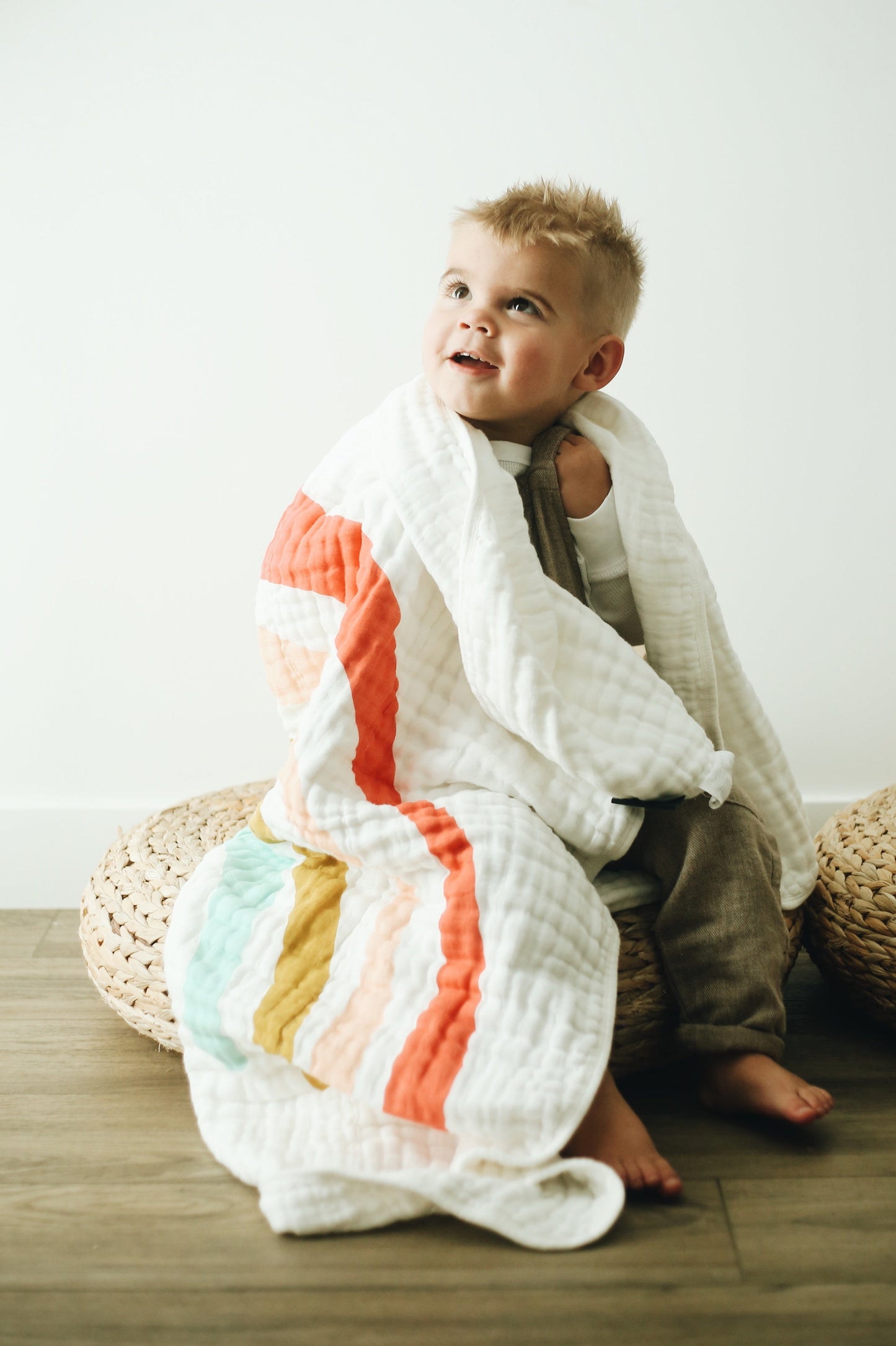 Rainbow Crib Quilt