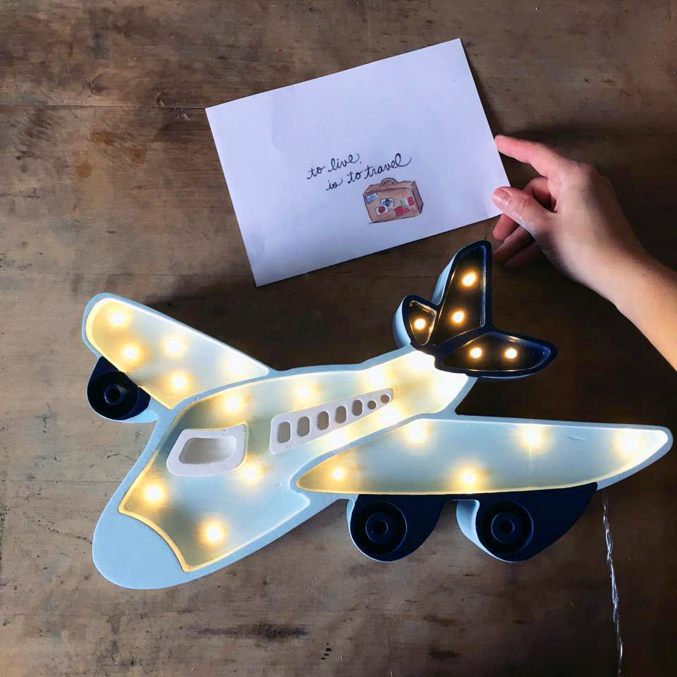 Little Lights Airplane Lamp