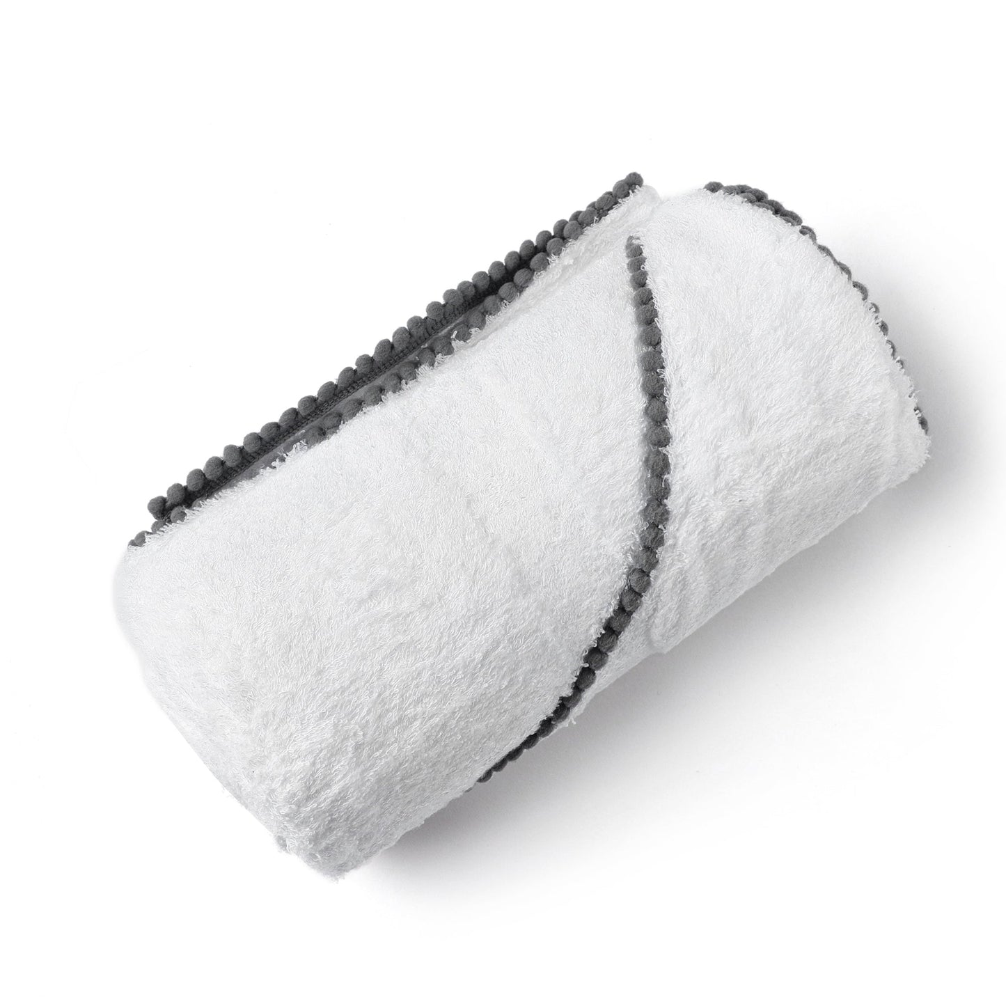 Pom Pom Hooded Cotton Towel