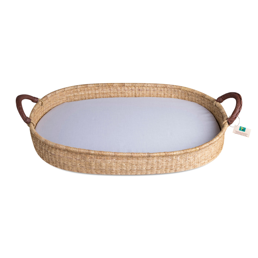 Natural Handwoven Changing Basket