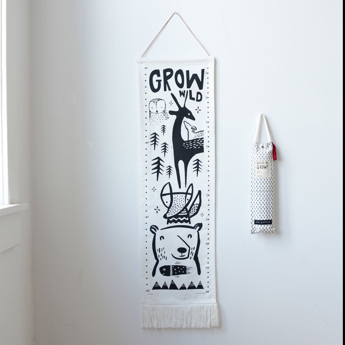 Canvas Growth Chart - Woodland