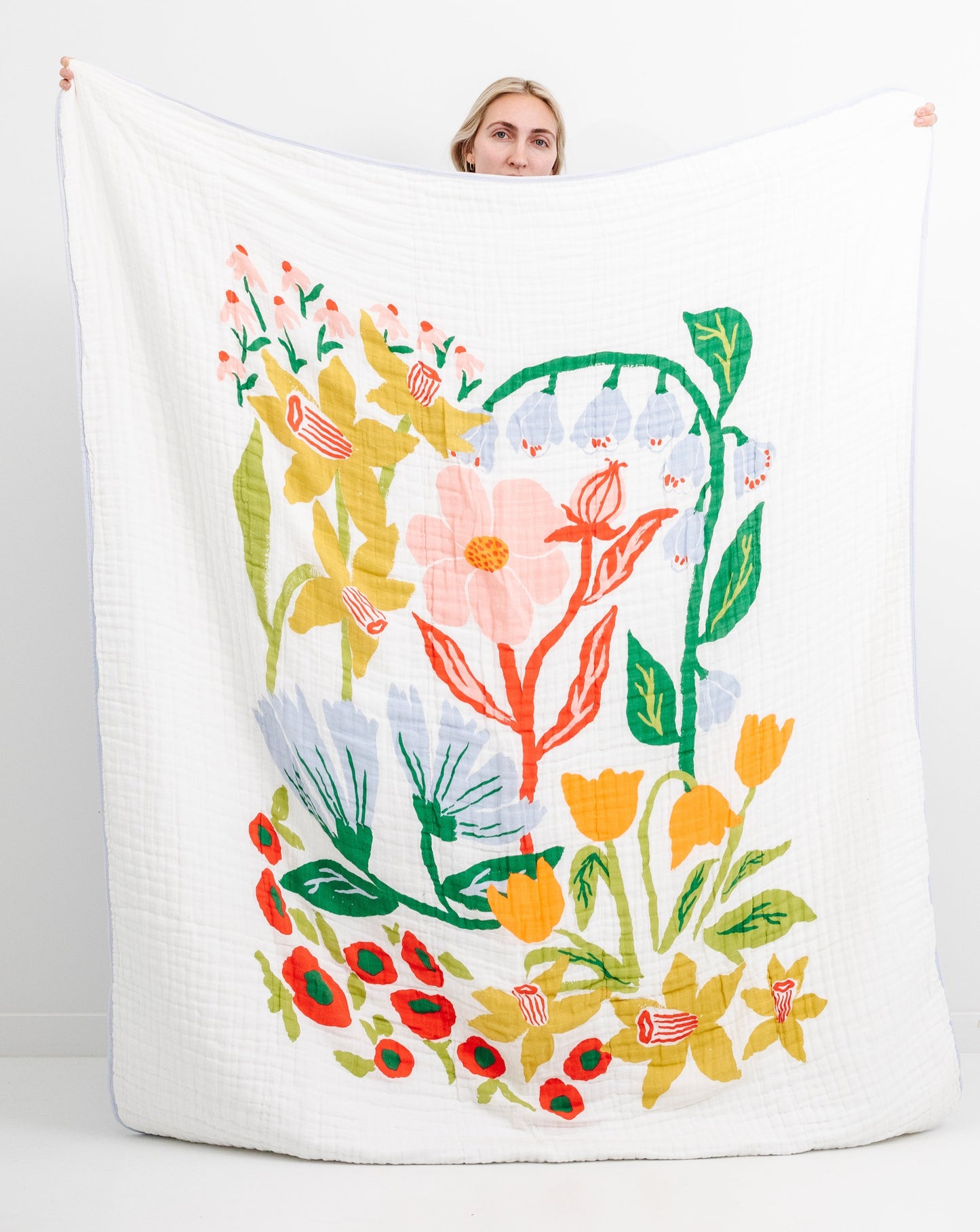 Cottage Garden Throw Blanket