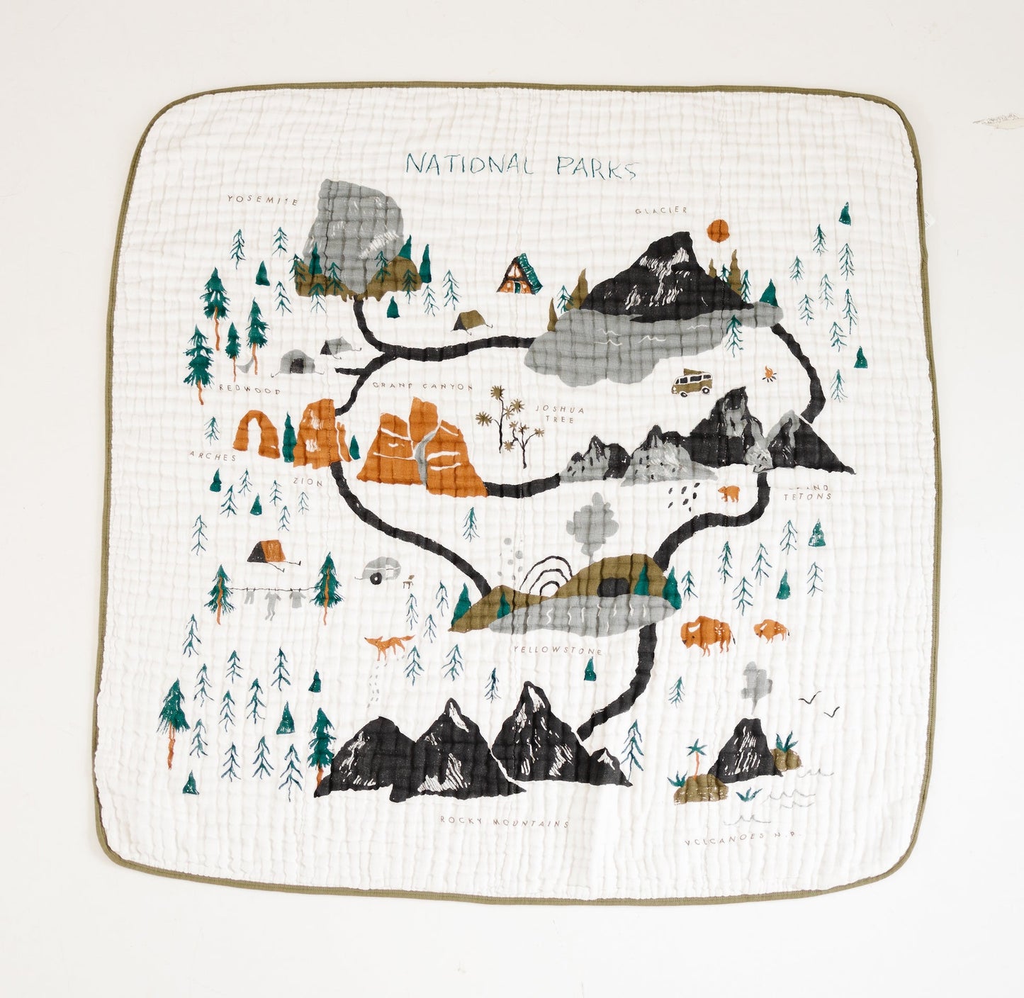 National Parks Crib Quilt