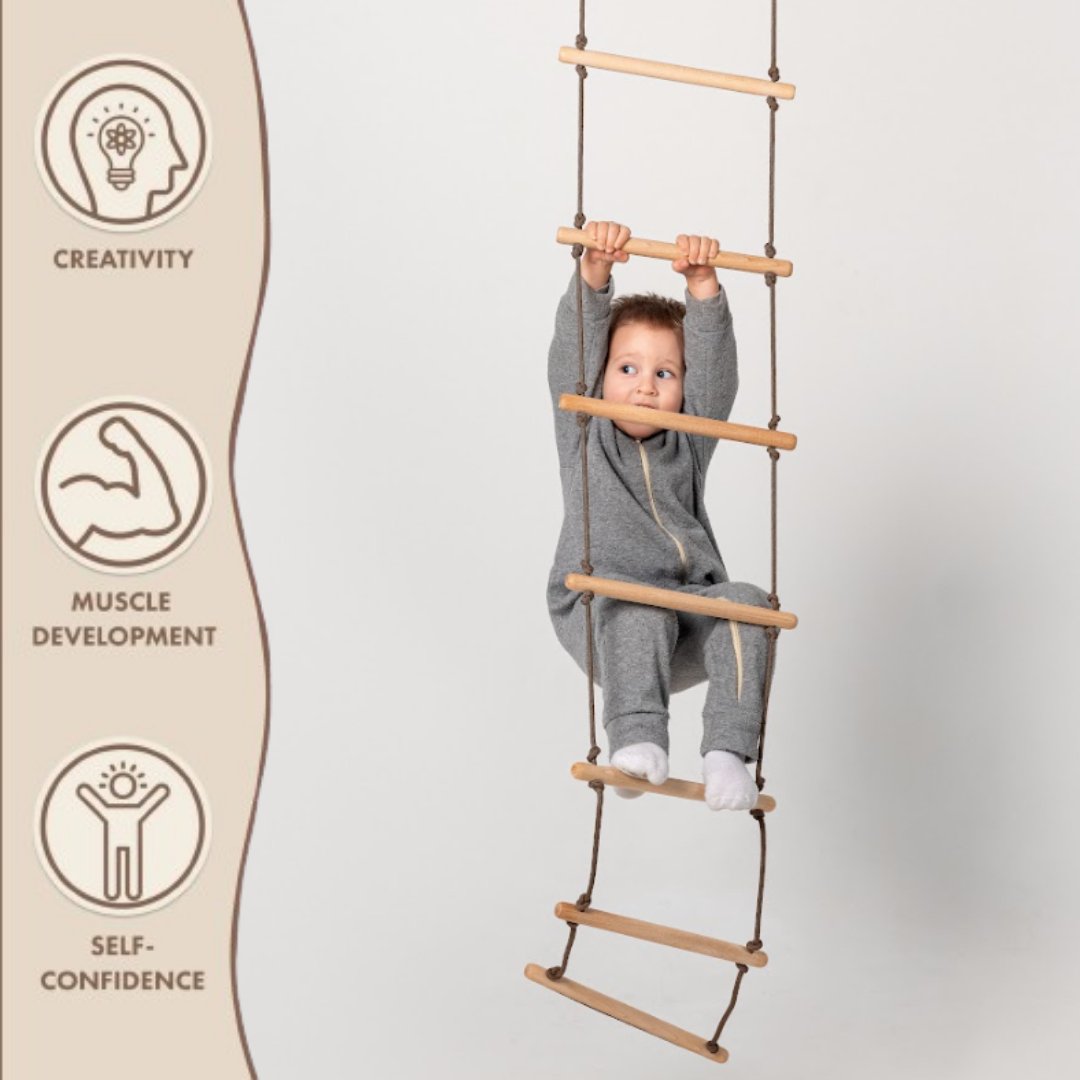Climbing Rope Ladder For Ages 3-9