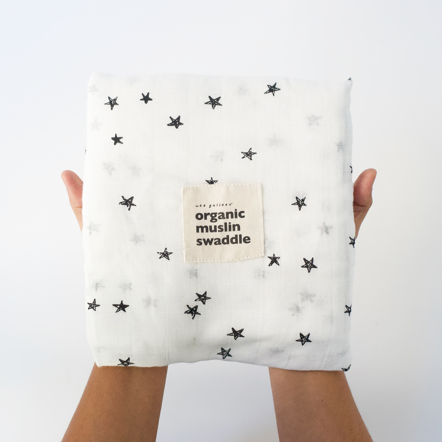 Organic Muslin Swaddle - Stars