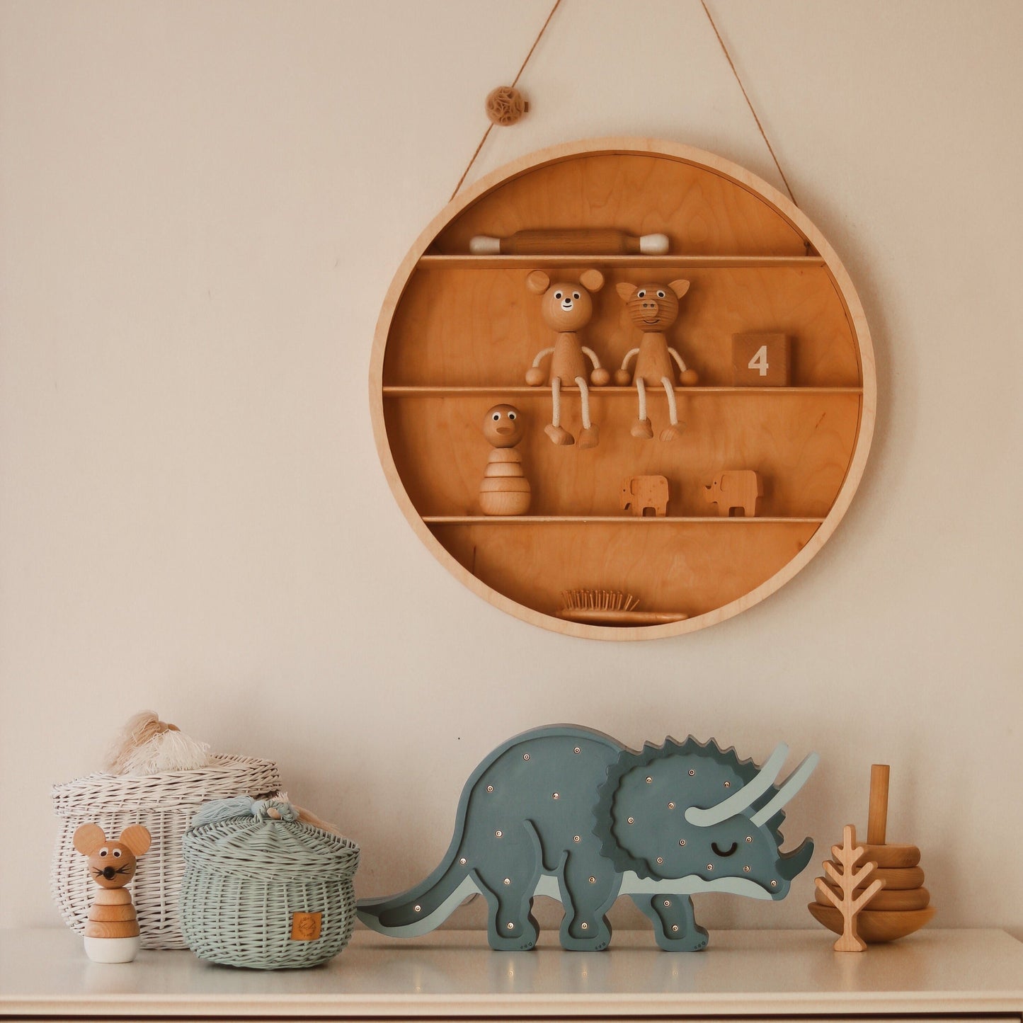 Little Lights Triceratops Dinosaur Lamp