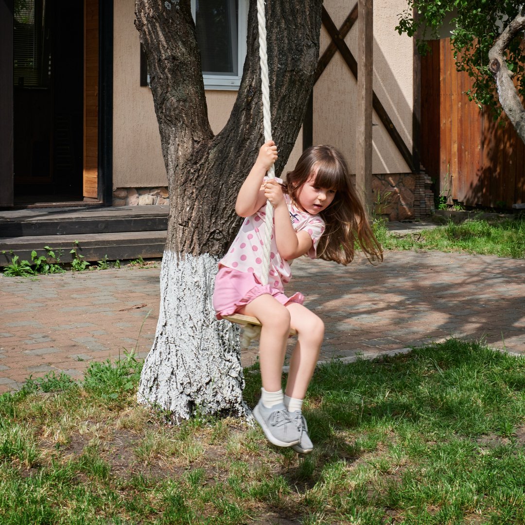 Wooden Rope Swing