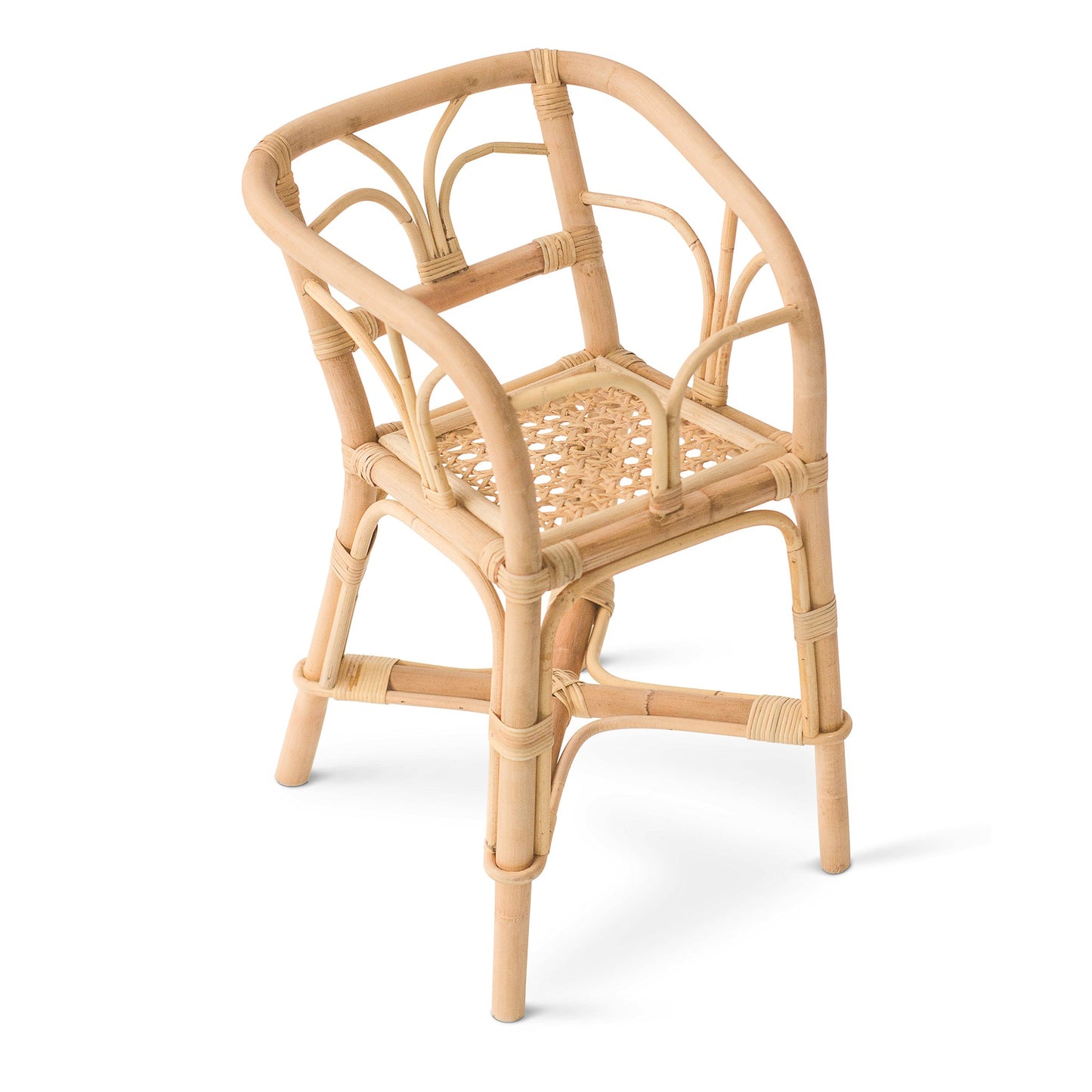 Rattan Doll High Chair