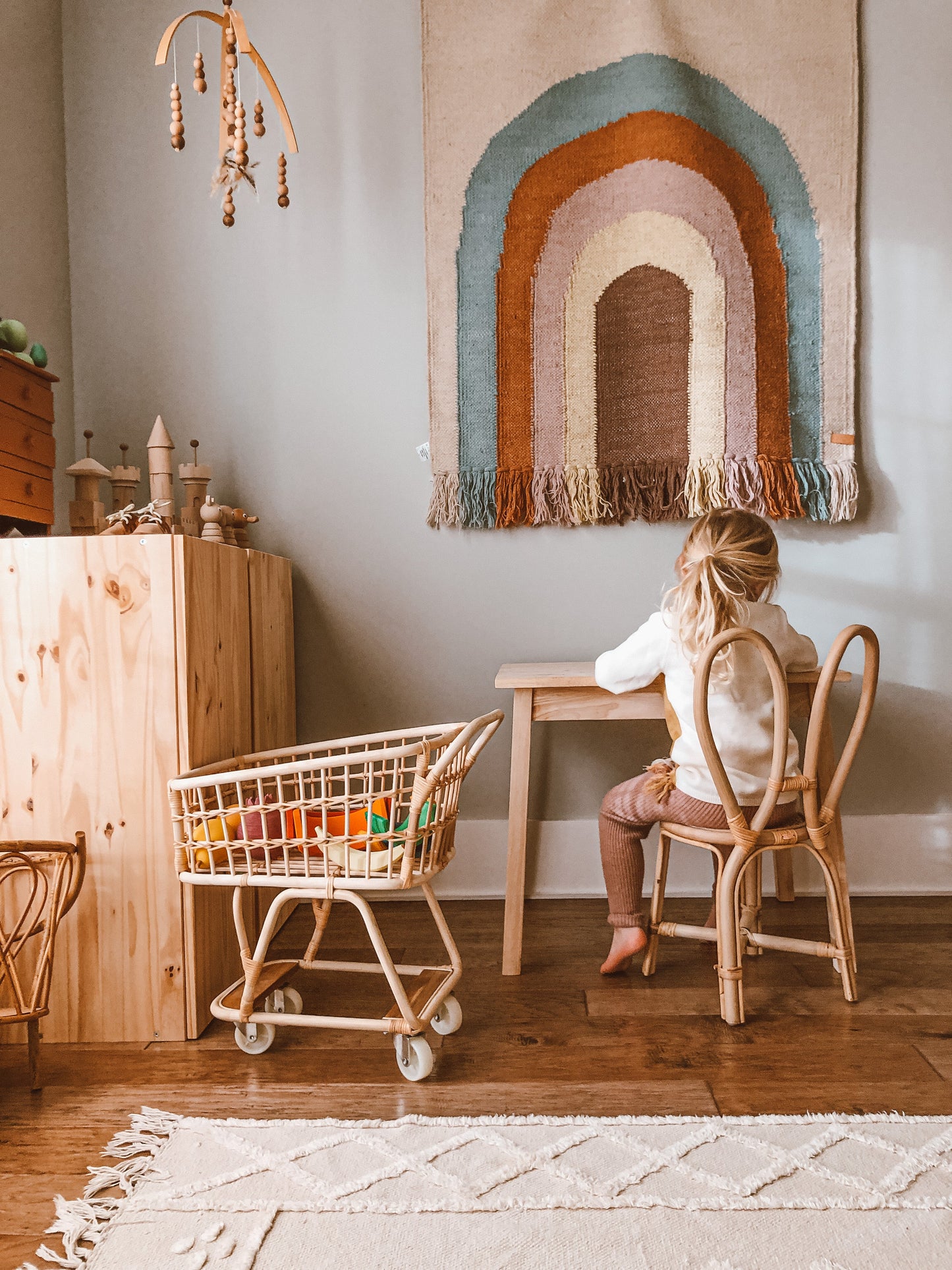 Rattan Bunny Children's Chair