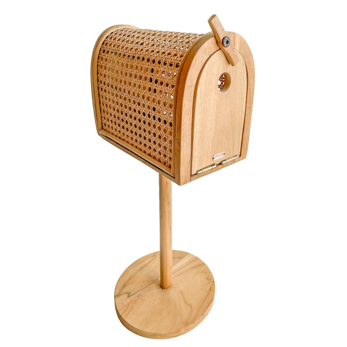 Wood & Cane Toy Mailbox