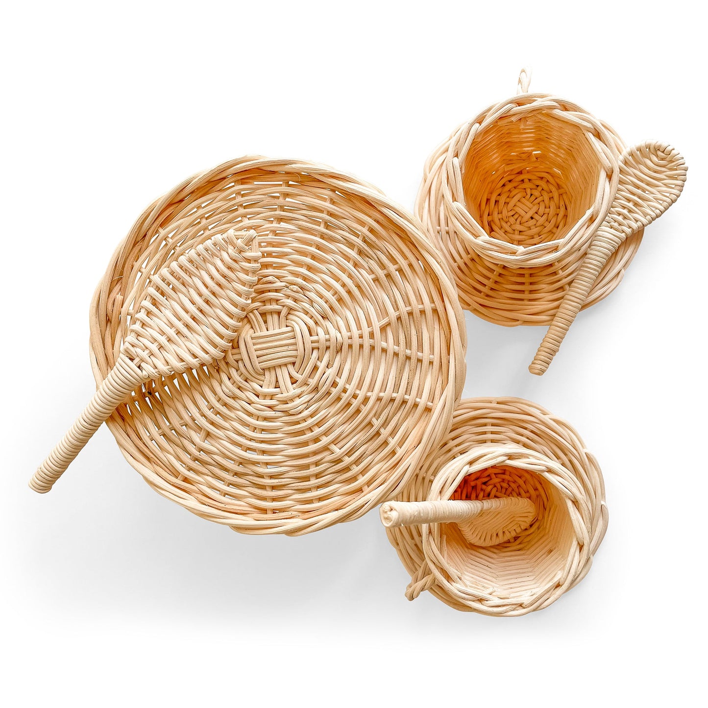 Wicker Toy Coffee and Cake Set