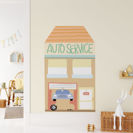 Auto Service Station Wall Decal