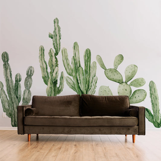 Desert Cacti Wall Decal Set