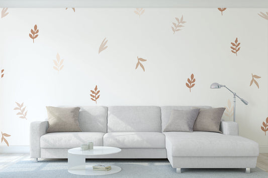 Nude Leaves Wall Decals