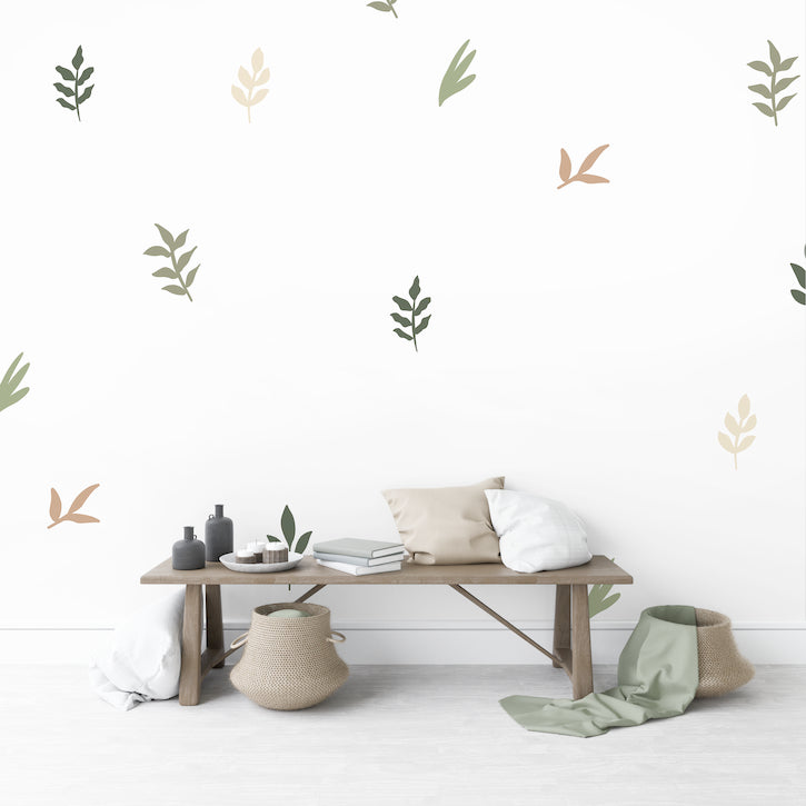 Green Leaves Wall Decals