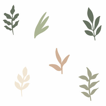 Green Leaves Wall Decals